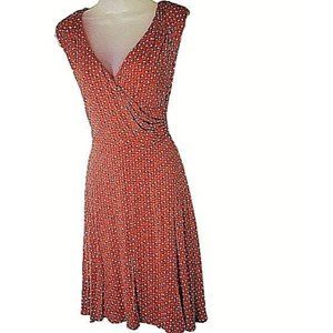 Boden 10 P Sleeveless Pullover V-Neck Cross Top